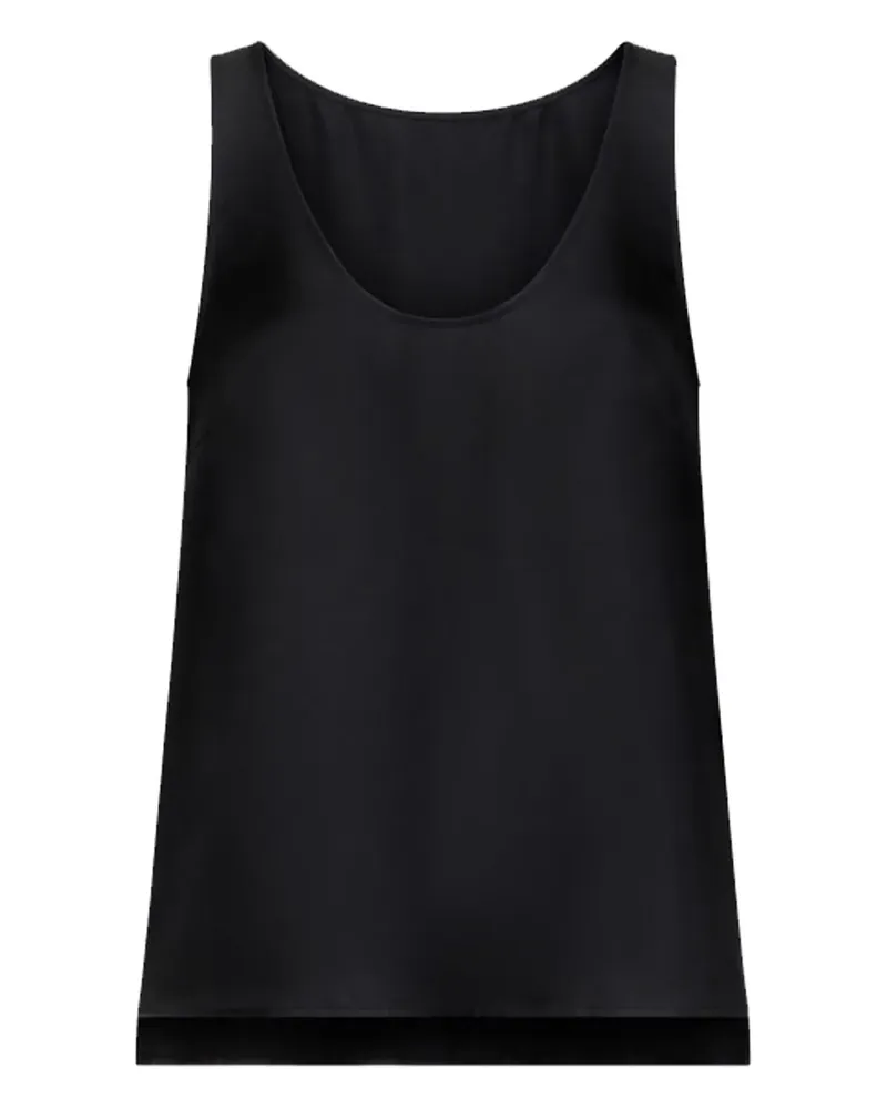 Paloma Wool Top mit U-Ausschnitt - Schwarz Schwarz