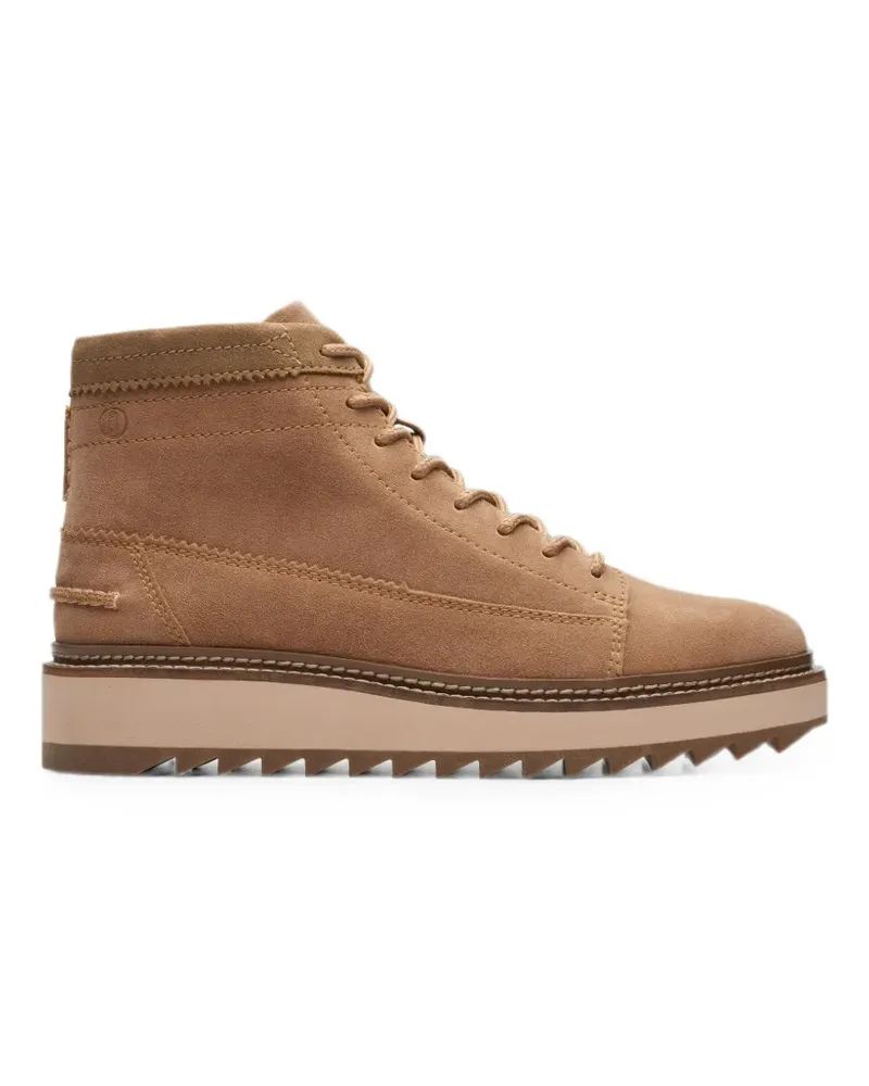Clarks Clarkhill Hi suede boots - Nude Nude
