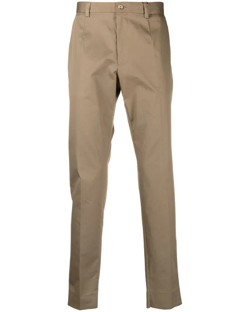 Dolce & Gabbana Chino aus Leinen - Grün Grün