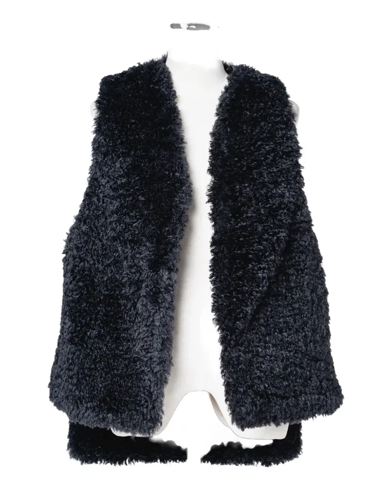 Muller of Yoshiokubo reversible faux-fur gilet - Schwarz Schwarz