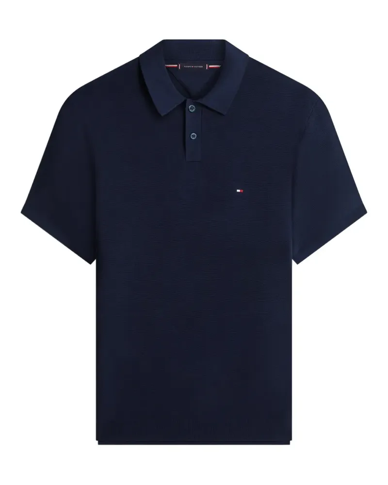 Tommy Hilfiger logo short-sleeve polo shirt - Blau Blau
