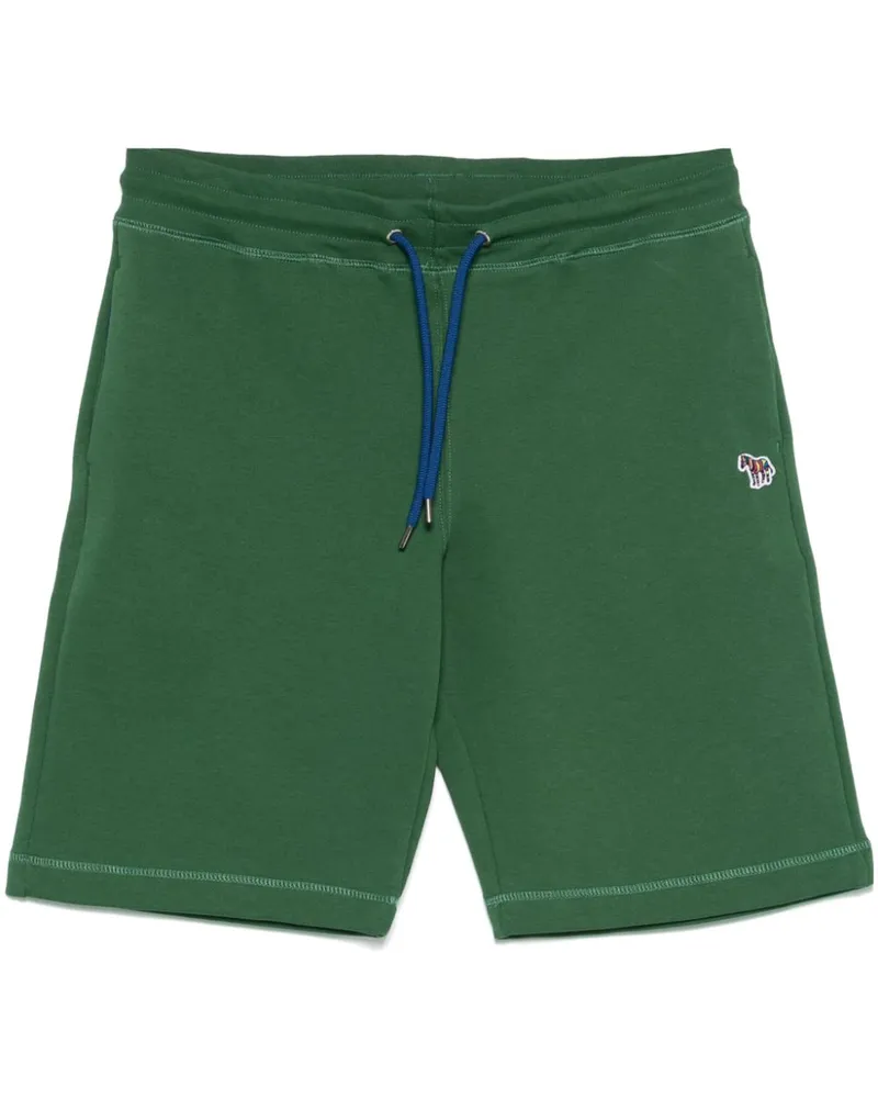 Paul Smith Sportshorts mit Zebra-Patch - Grün Grün