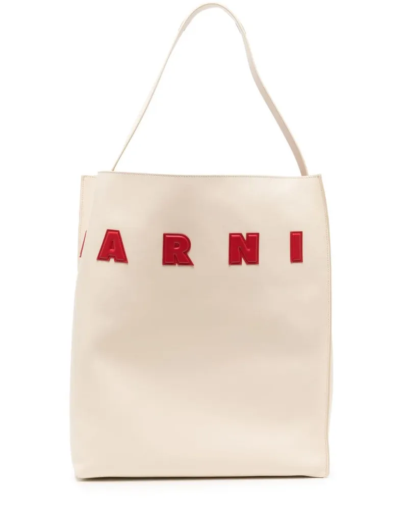 Marni Kleine Museo Handtasche - Weiß Weiß