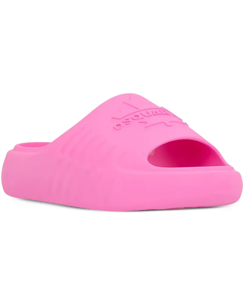 Dsquared2 Pantoletten mit Gummisohle - Rosa Rosa