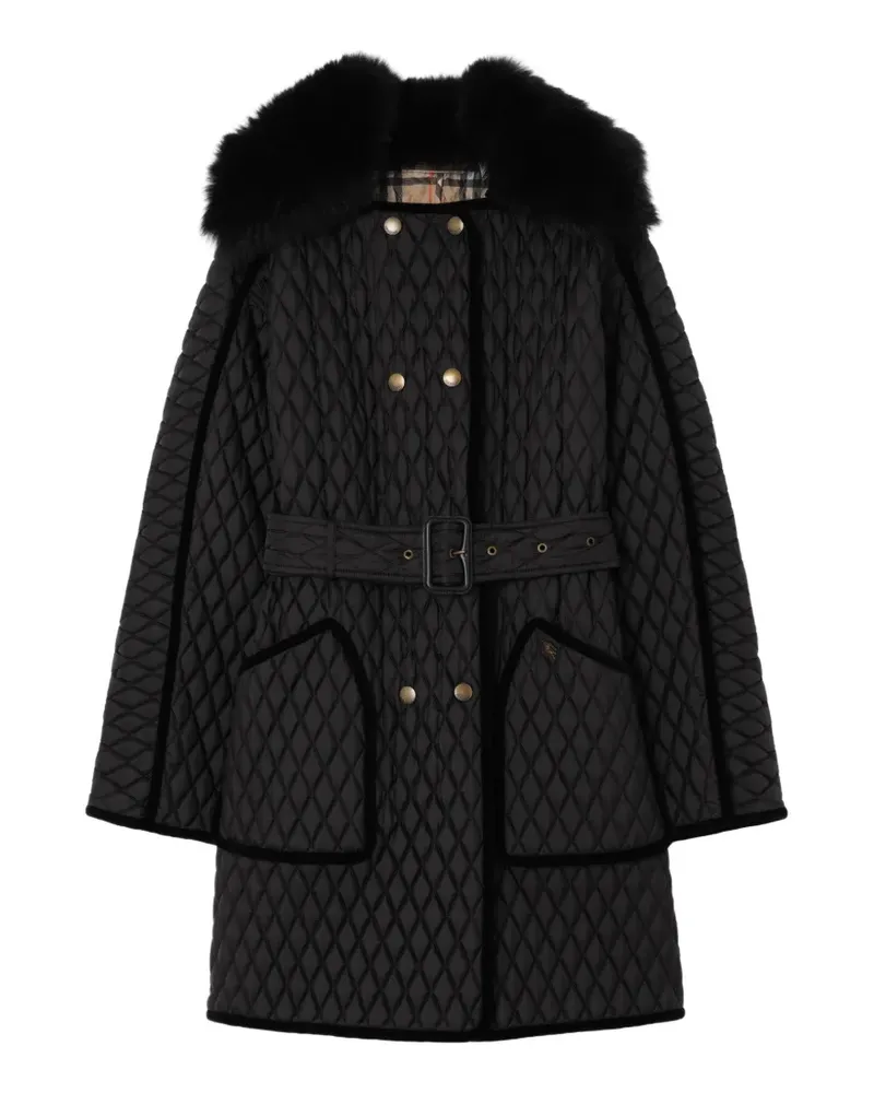 Burberry Floriston Trenchcoat - Schwarz Schwarz