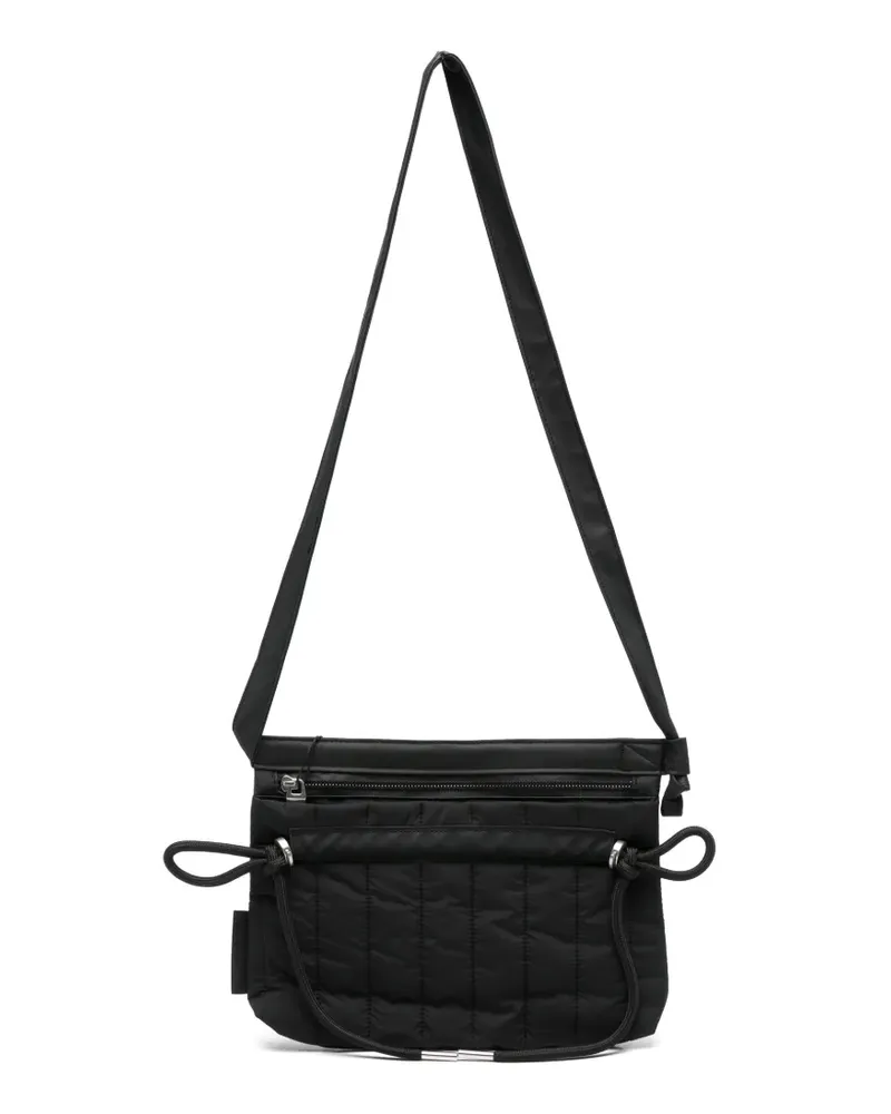 RAINS Koya Vision quilted messenger bag - Schwarz Schwarz