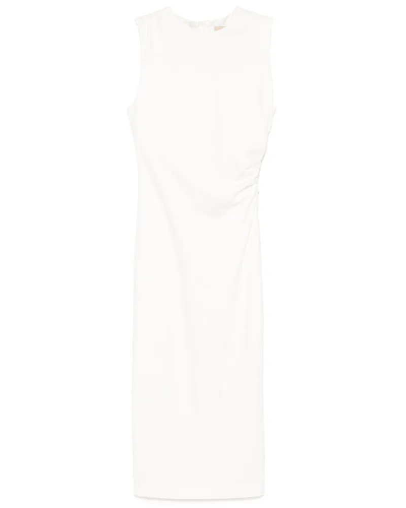 Blanca Gerafftes Maxikleid - Weiß Weiß