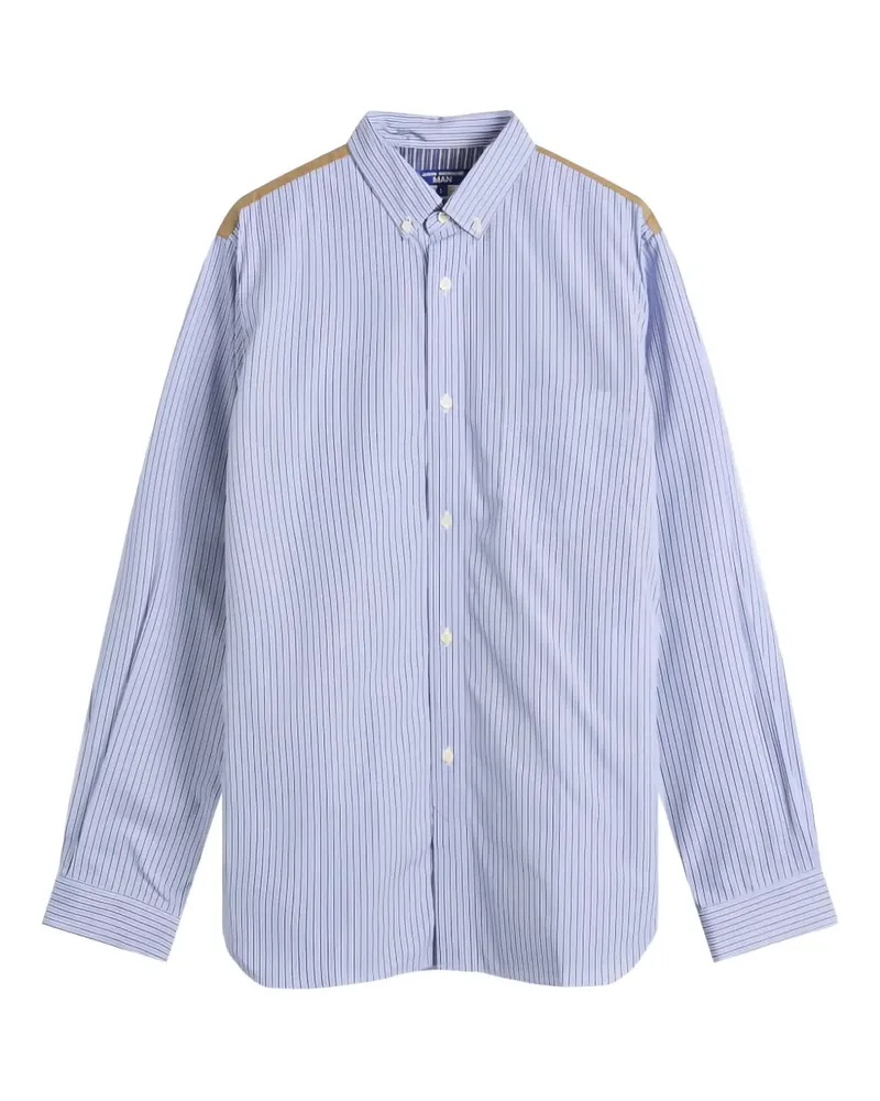 Junya Watanabe Gestreiftes Hemd - Blau Blau