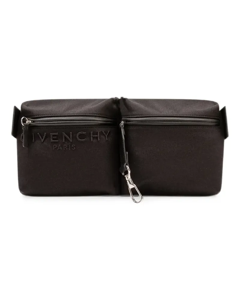Givenchy medium Cargo logo-embroidered canvas belt bag - Schwarz Schwarz
