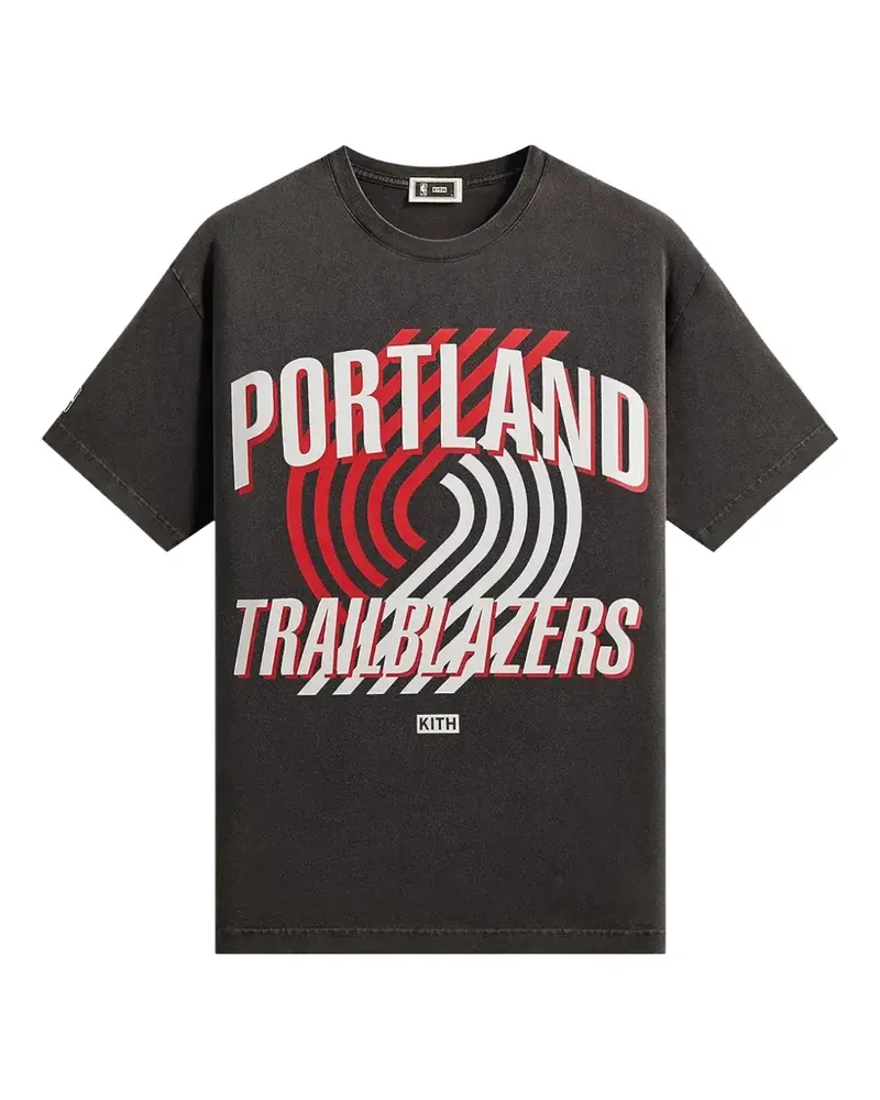 KITH x NBA All-Star Portland Trail Blazers graphic-print T-shirt - Schwarz Schwarz