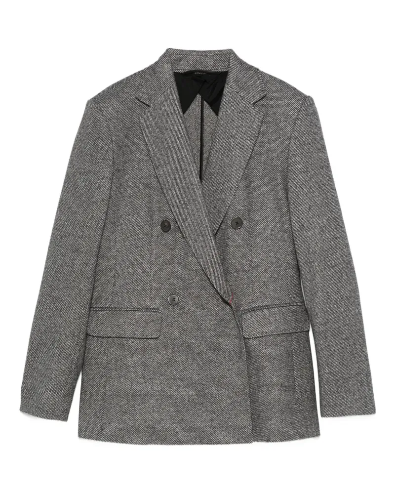 Max Mara Doppelreihiges Sakko - Grau Grau