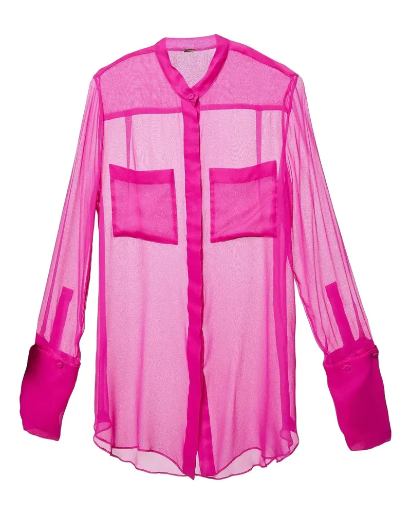 Adam Lippes Pre-owned Hemd aus Seide - Rosa Rosa