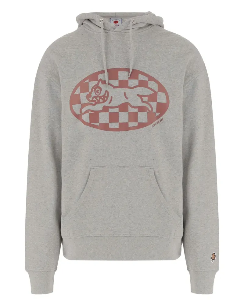 ICECREAM Hoodie mit grafischem Print - Grau Grau