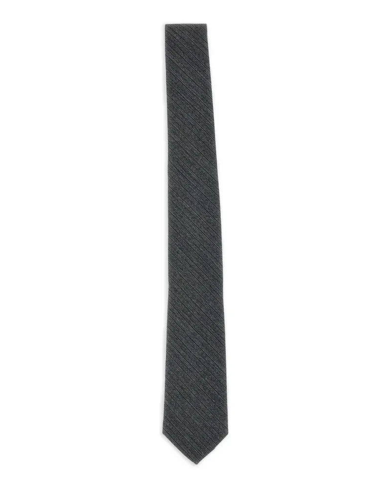 Maison Margiela diagonal-stripe tie - Grau Grau