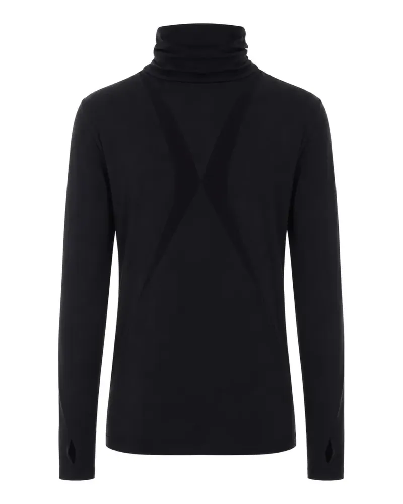 THOM KROM thumb-slot roll-neck sweater - Schwarz Schwarz
