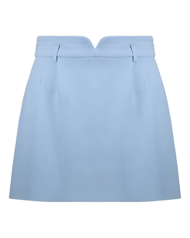 RED Valentino V-cut belt-loop skort - Blau Blau