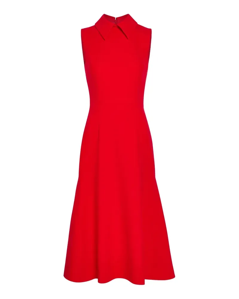 EMILIA WICKSTEAD Leontine flared midi dress - Rot Rot
