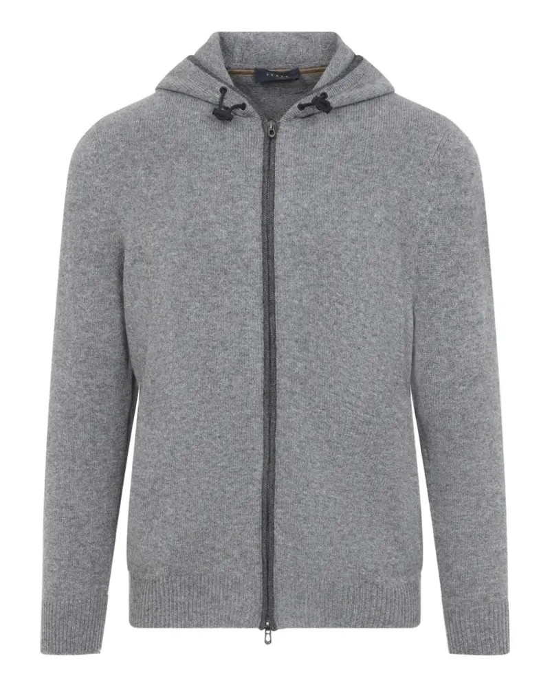 SEASE Waythree Cardigan mit Kordelzug - Grau Grau