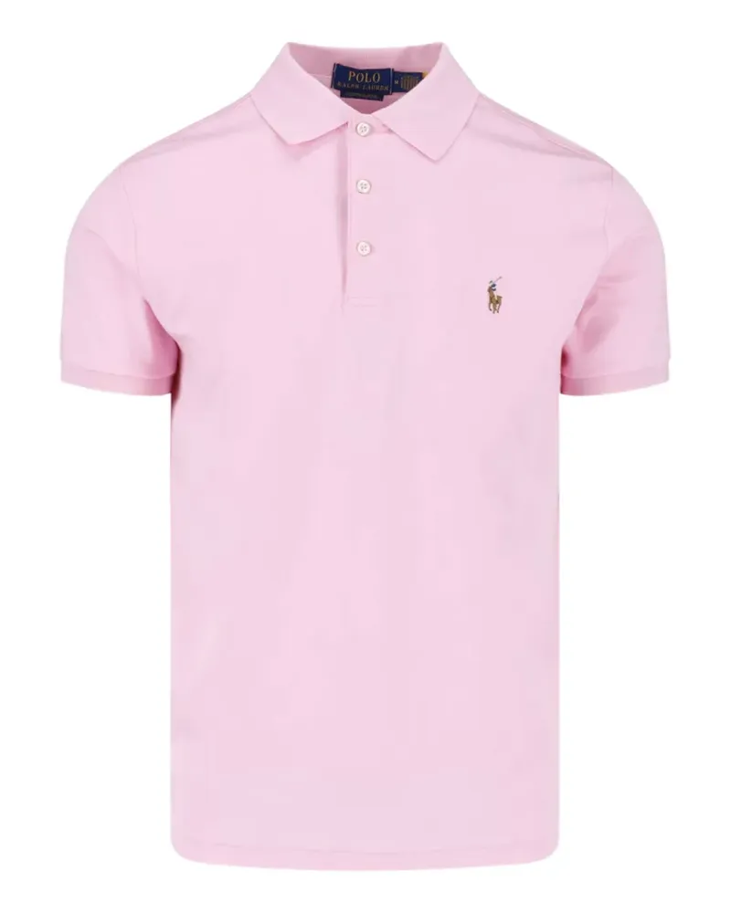 Ralph Lauren Poloshirt mit Logo-Stickerei - Rosa Rosa