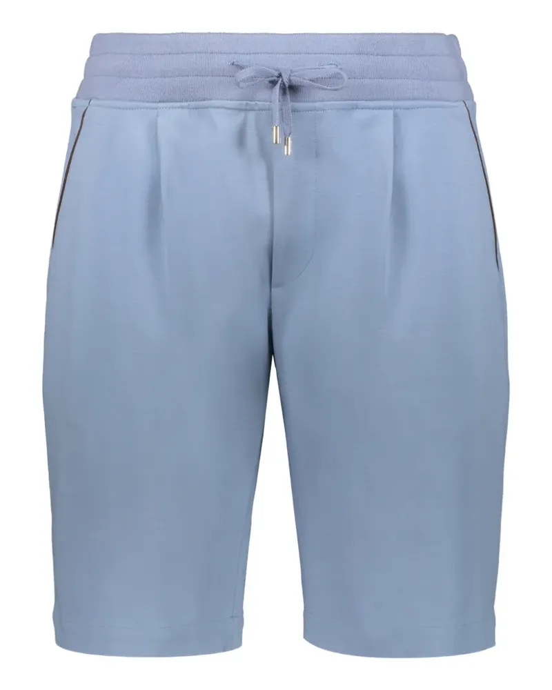 MOORER Broderick Shorts mit Kordelzug - Blau Blau