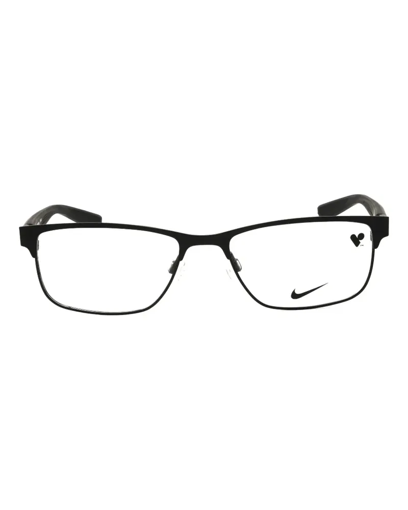 Nike Brille mit eckigem Gestell - Schwarz Schwarz