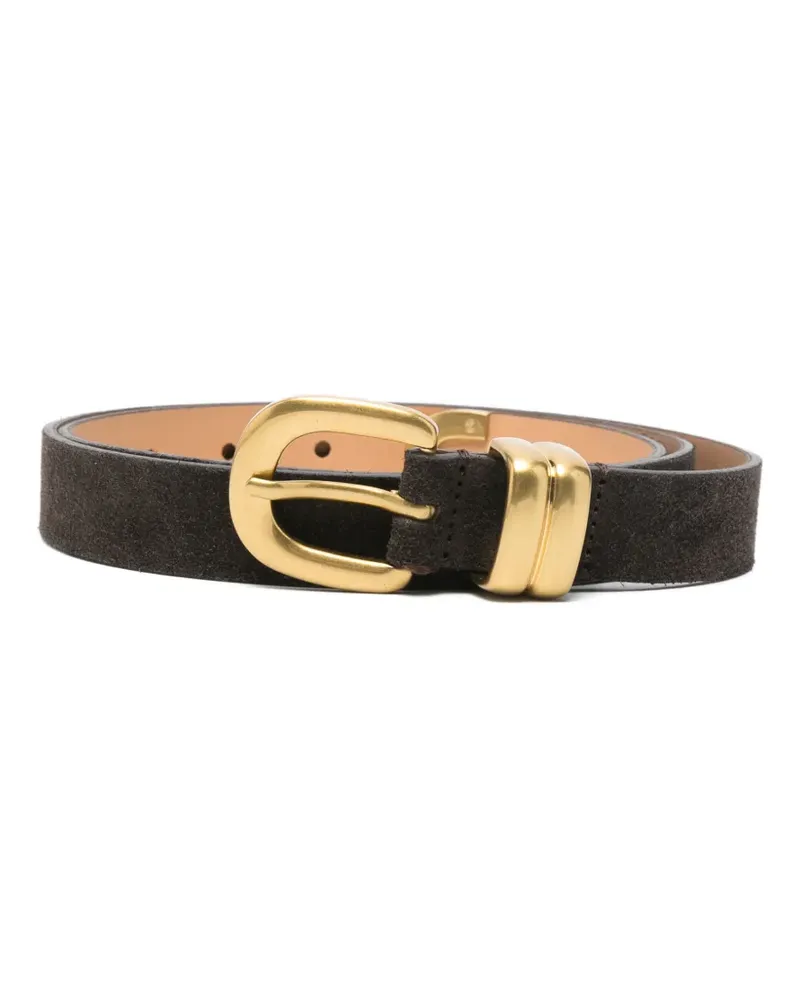 By Malene Birger Zoilo buckled belt - Braun Braun