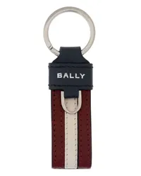 Bally Schlüsselanhänger mit Prägung Rot