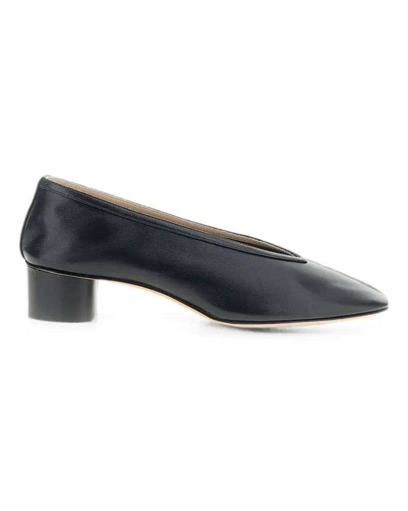 Le Monde Béryl Pumps mit Blockabsatz - Schwarz Schwarz