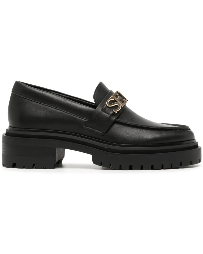 SENSO Loafer mit Logo-Schild - Schwarz Schwarz