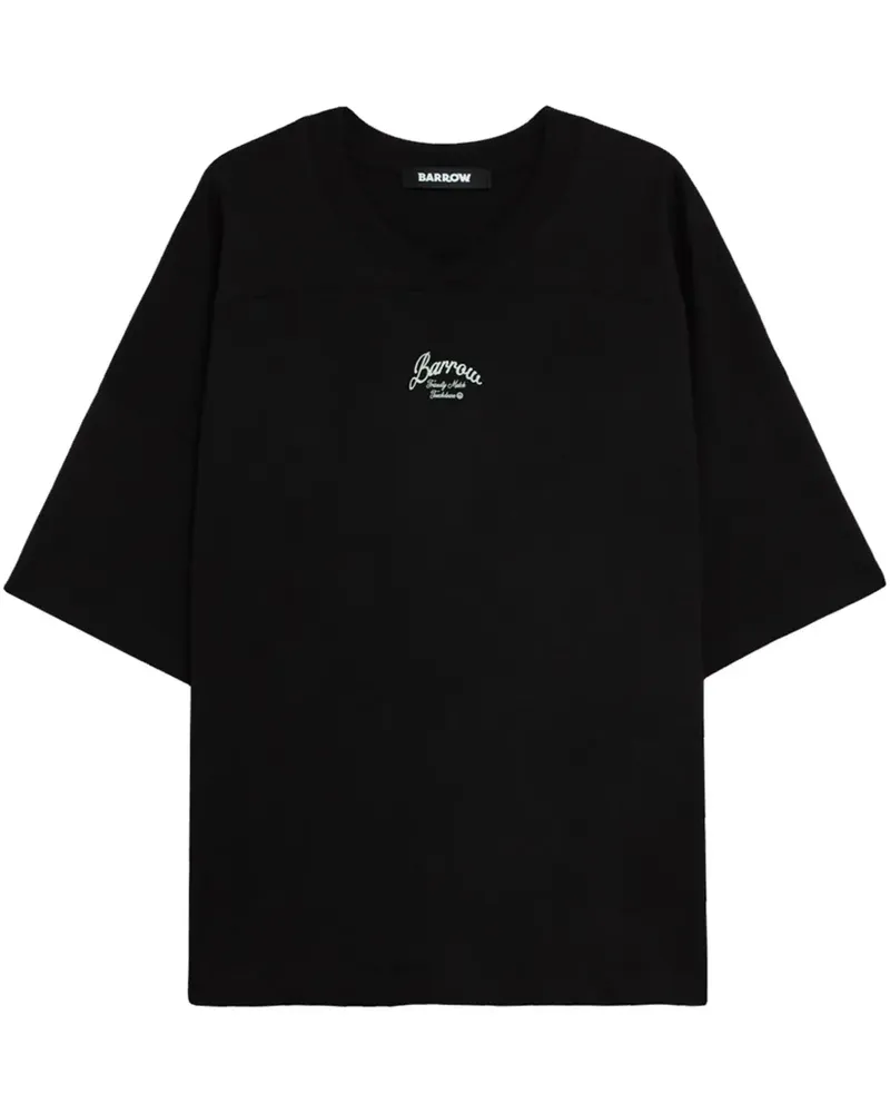 BARROW T-Shirt mit Logo-Print - Schwarz Schwarz