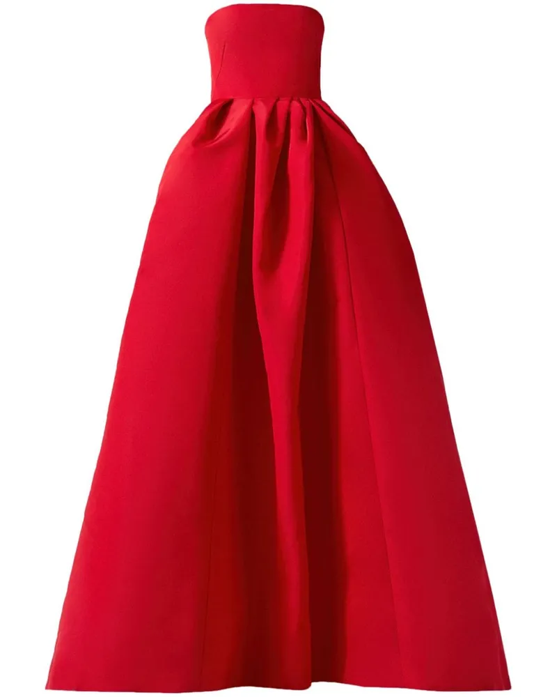 Carolina Herrera New York Schulterfreies Abendkleid - Rot Rot