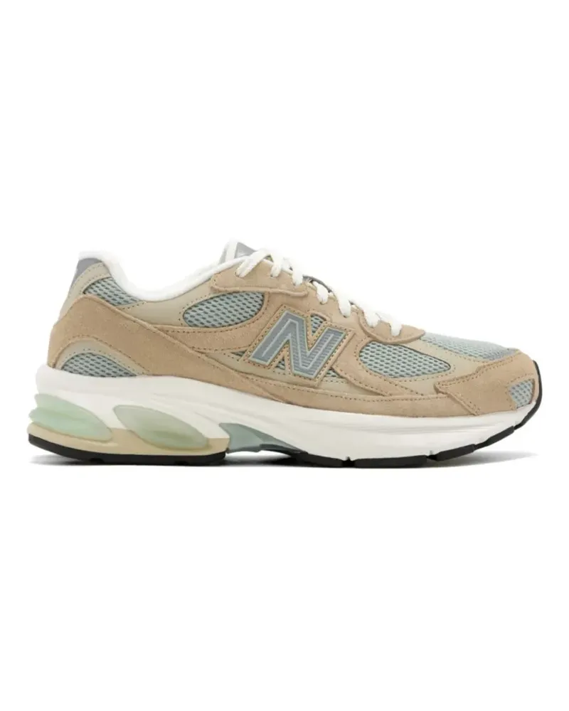 New Balance Sneakers mit Logo - Nude Nude
