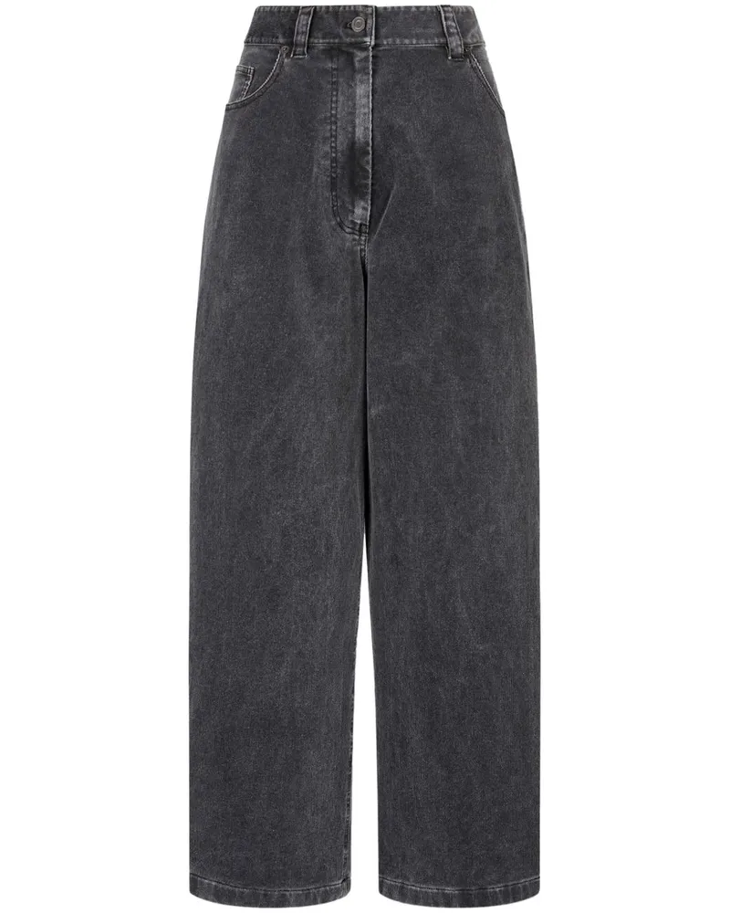 STUDIO TOMBOY Cordhose mit weitem Bein - Grau Grau
