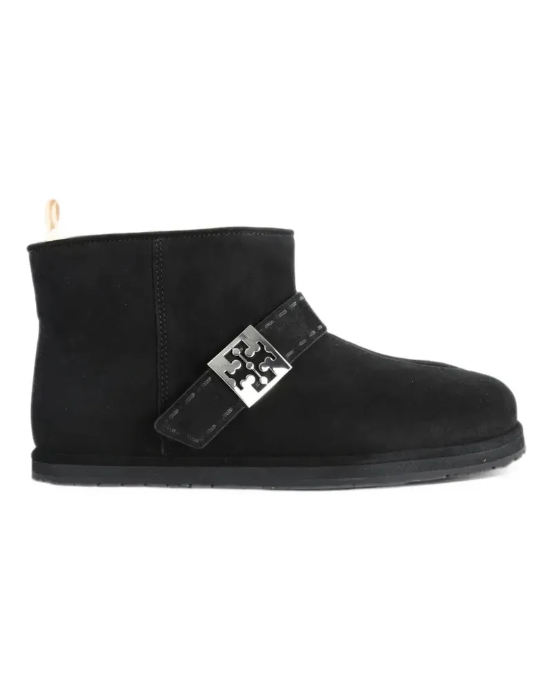 Tory Burch Mellow Stiefeletten aus Shearling - Schwarz Schwarz