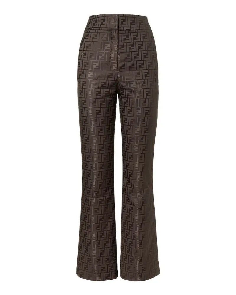 Fendi Skihose mit FF-Motiv - Braun Braun