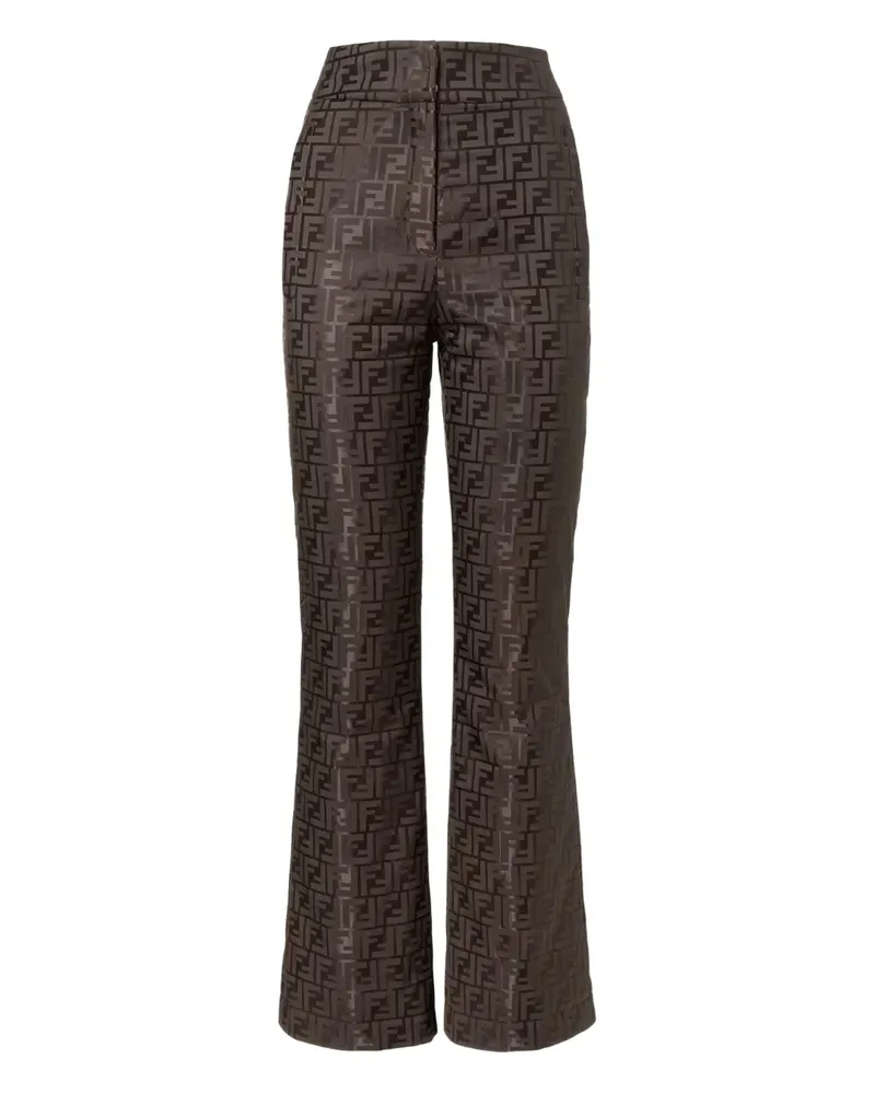 Fendi FF-motif ski pants - Braun Braun