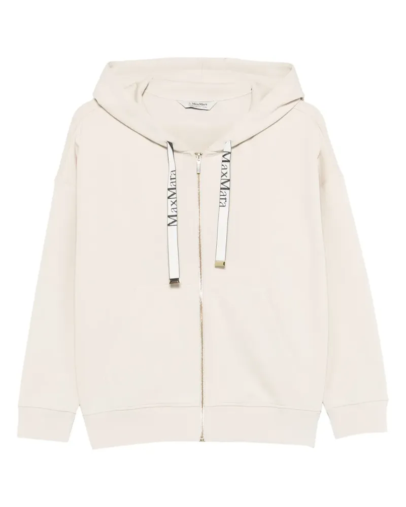 Max Mara Max Mara Kapuzenjacke mit Reißverschluss - Nude Nude