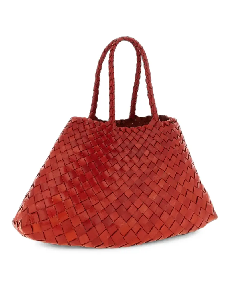 Dragon Diffusion small Santa Croce woven tote bag - Rot Rot