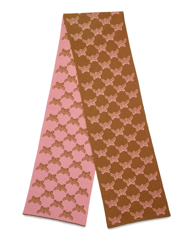 MCM Reversible Lauretos Schal aus Jacquard - Rosa Rosa