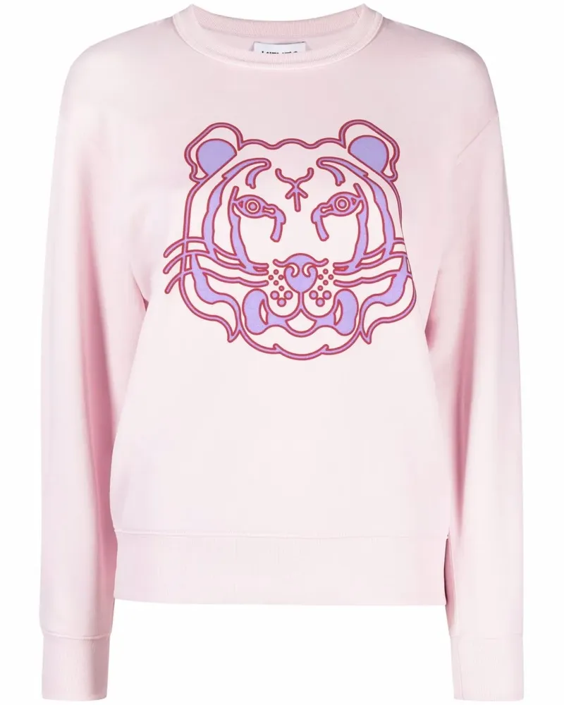 Kenzo Sweatshirt mit Tiger-Print - Rosa Rosa