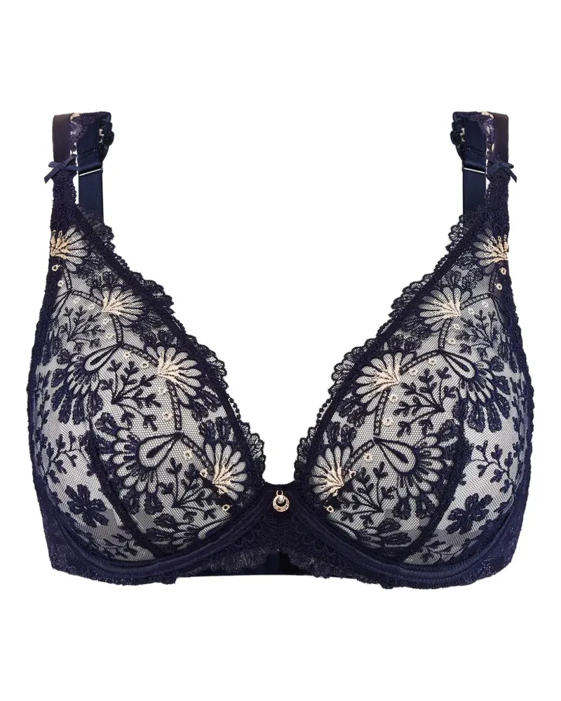 Aubade Art of Ink Triangel-BH - Blau Blau