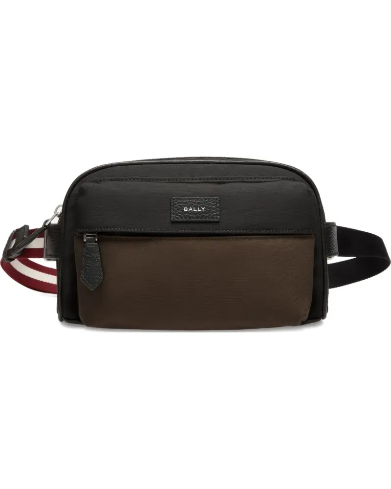 Bally Gürteltasche mit Logo-Patch - Schwarz Schwarz