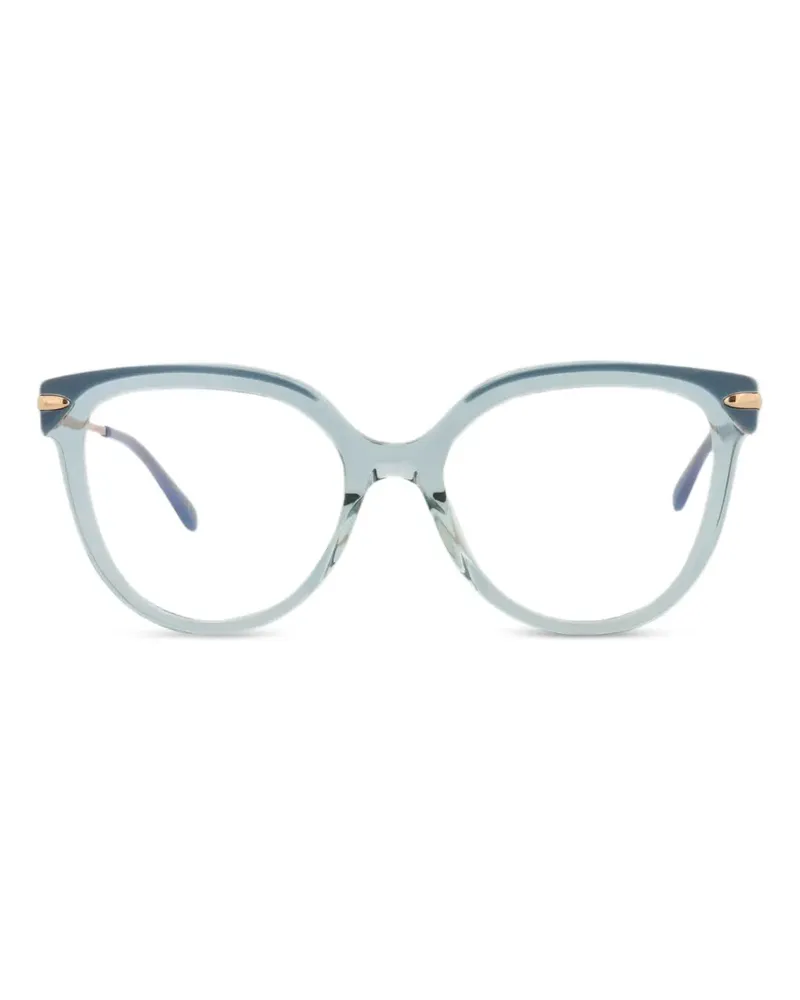 Pomellato Cat-Eye-Brille - Blau Blau