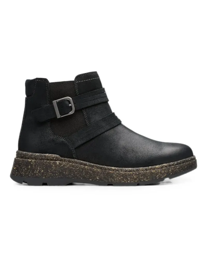Clarks Noralyn Strap suede ankle boots - Schwarz Schwarz