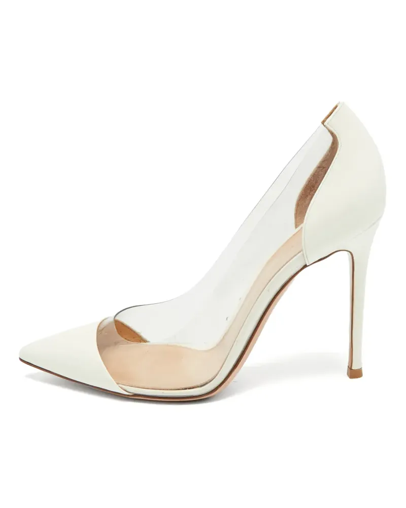 Gianvito Rossi Plexi Pumps - Weiß Weiß