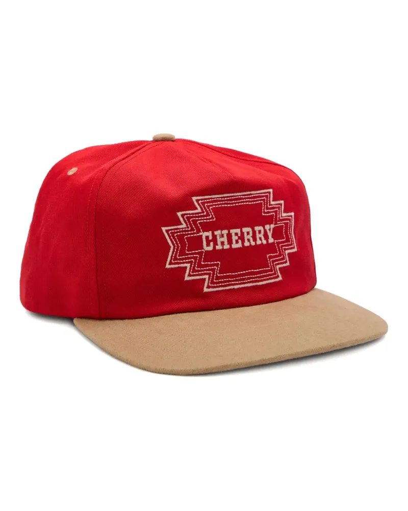 CHERRY LA logo-embroidered cap - Rot Rot
