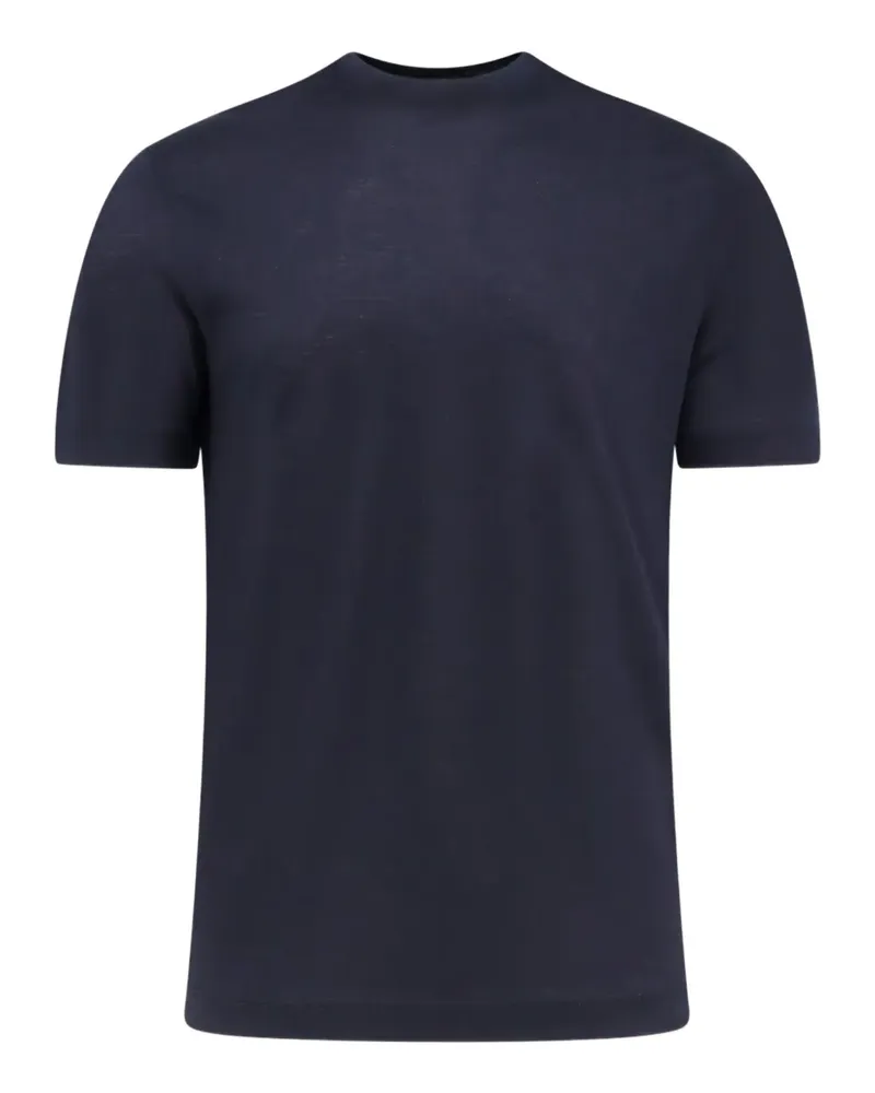 Filippo de Laurentiis T-Shirt mit rundem Ausschnitt - Blau Blau
