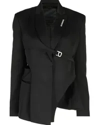 Heliot Emil Asymmetrischer Blazer Schwarz