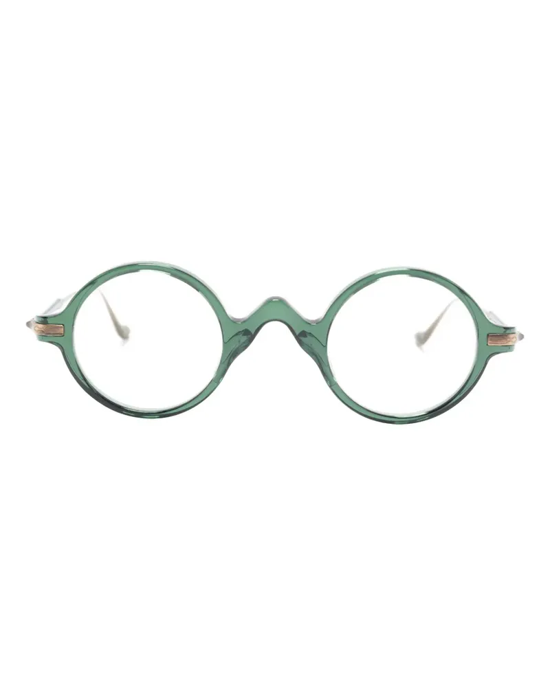 MATSUDA Brille mit rundem Gestell - Grün Grün