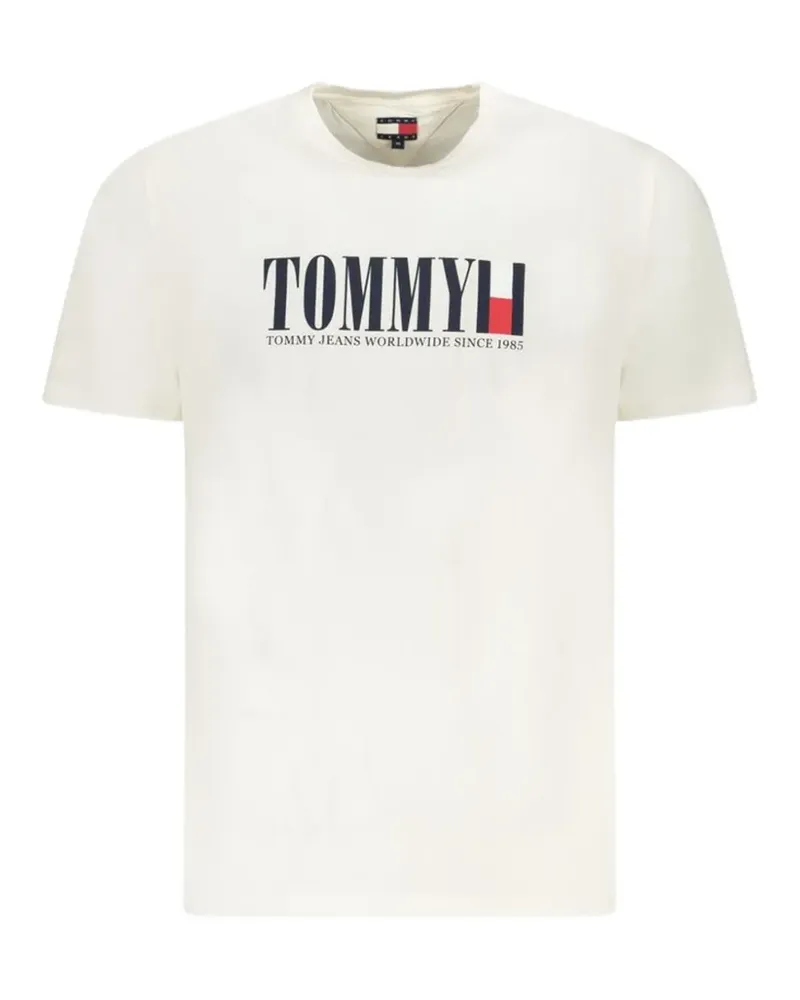 Tommy Hilfiger logo-print T-shirt - Nude Nude